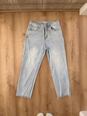Light Wash Jeans - Classic Straight Fit